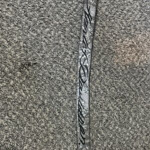 Harley-Davidson Silver and Black Studded Belt